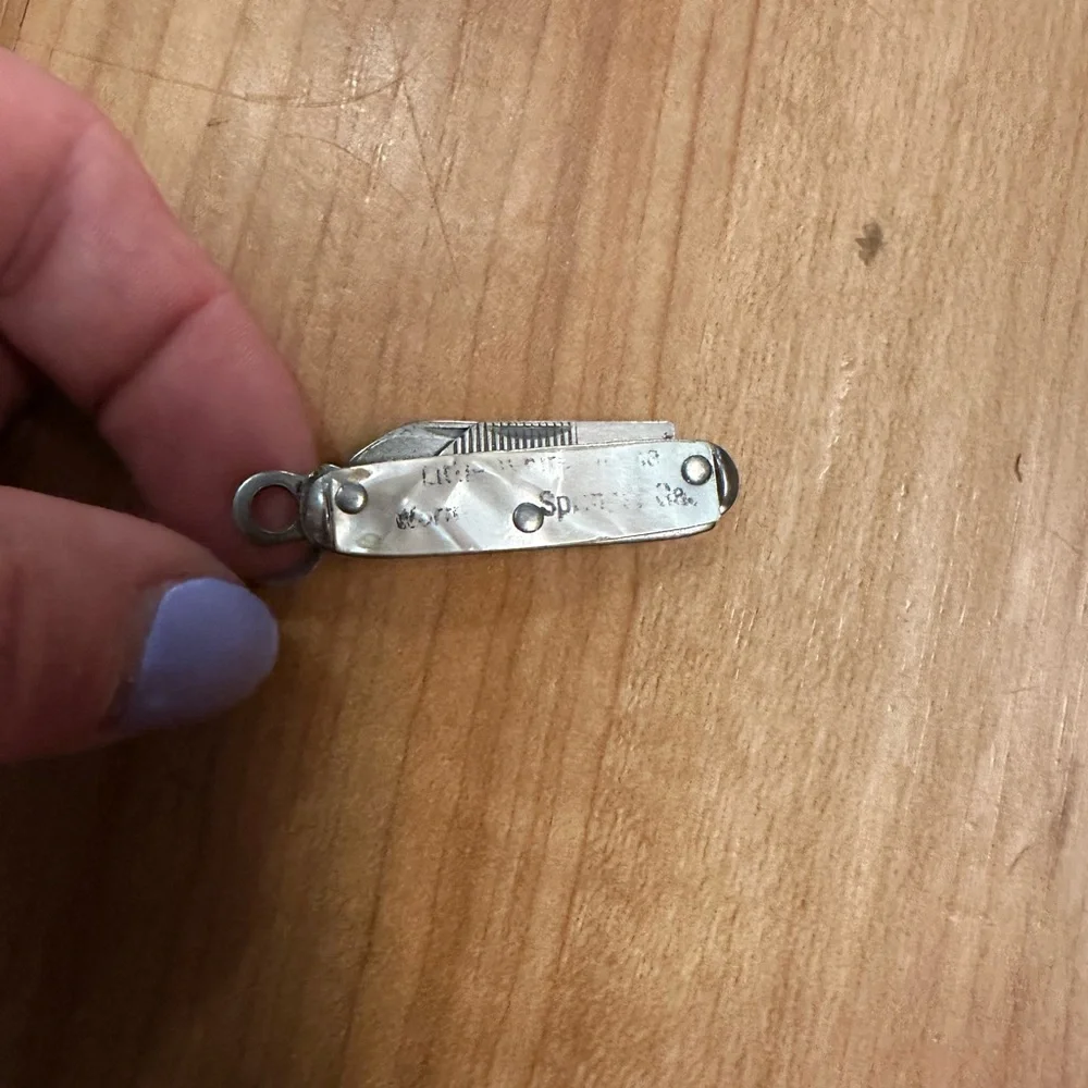 Miniature knife 🔪 pendant